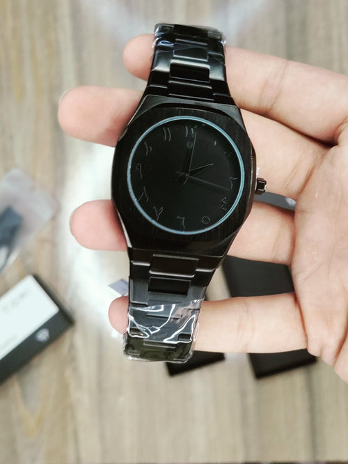 Arabic Aura Watch Steel Body - RIGHT TIME