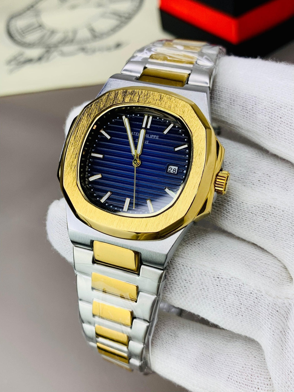 PP Nautilus| Blue Two Tone - RIGHT TIME