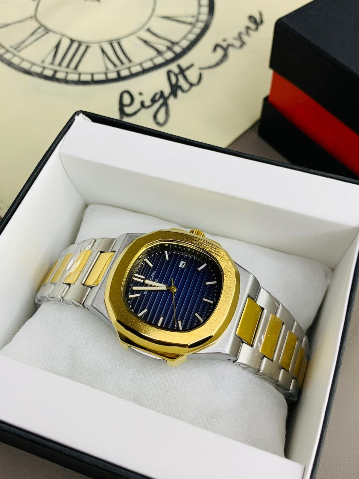PP Nautilus| Blue Two Tone - RIGHT TIME