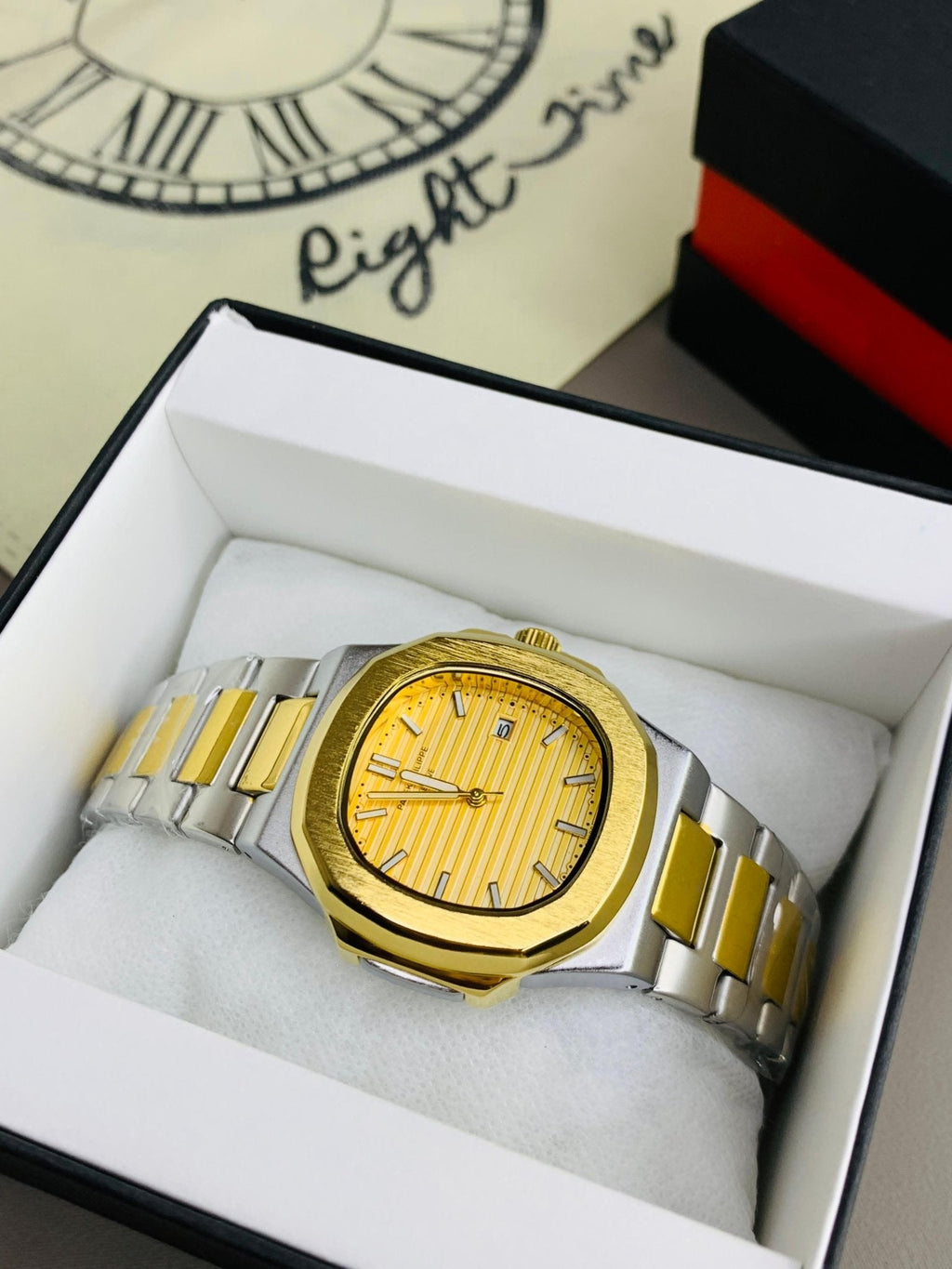 PP Nautilus| Golden Two Tone - RIGHT TIME