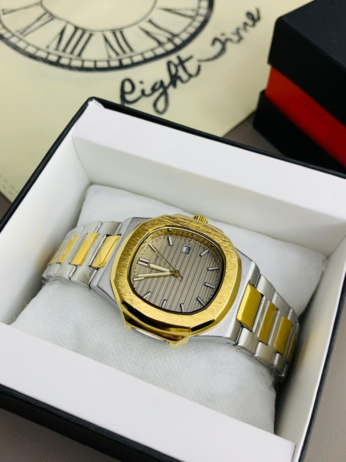 PP Nautilus| Grey Two Tone - RIGHT TIME