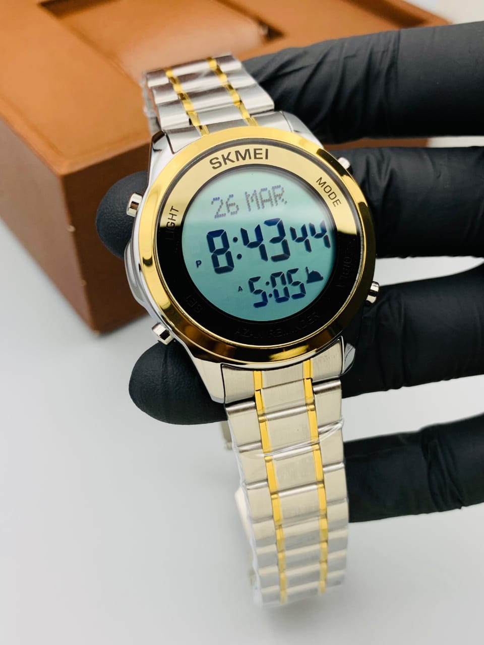 Skmei Namaz Time Watch (Two Tone) - RIGHT TIME