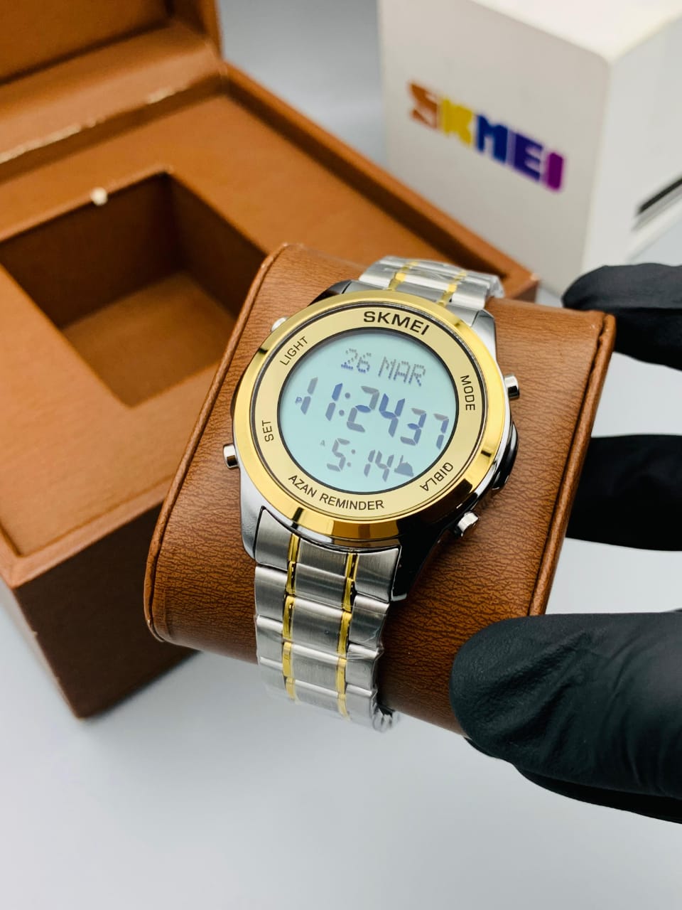 Skmei Namaz Time Watch (Two Tone) - RIGHT TIME