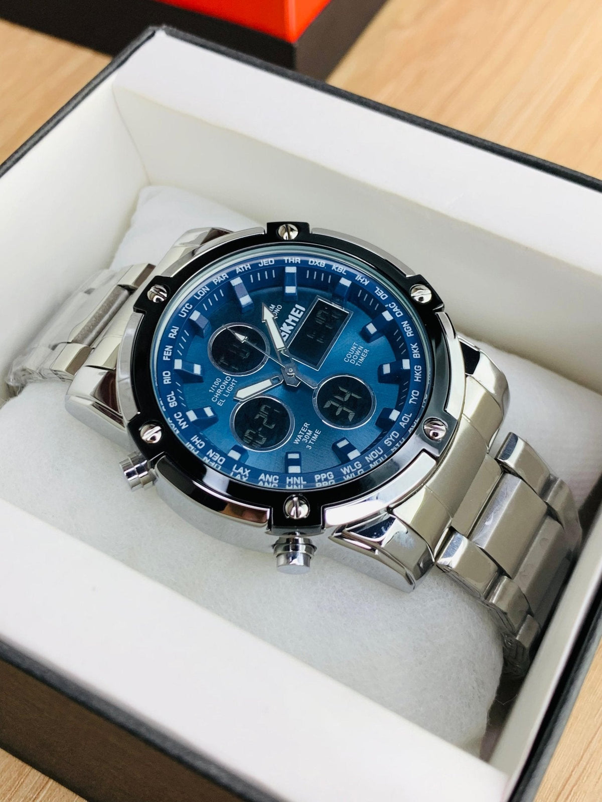 Skmei Original Dual Time (Blue) - RIGHT TIME